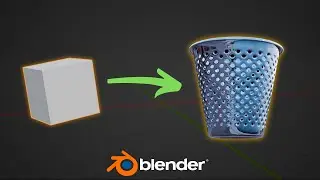 Create a Dust Bin in Blender in 1 Minute!