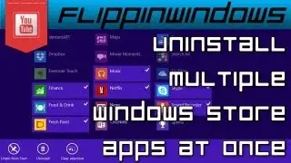 Windows 8.1 | How To Uninstall Multiple Store Apps At Once