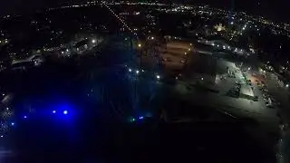 Iron Gwazi Front Row Night Ride 4k 60fps UHD POV Busch Gardens Tampa Bay