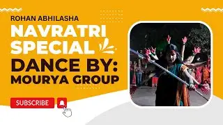 NAVRATRI DANCE by MOURYA GROUP | ROHAN ABHILASHA | #rohanabhilasha #apcreations #navratri #wagholi |