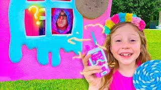 Nastya y papá juegan con una nueva casita de juguete y otras historias para niños