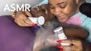ASMR✨Belly Button Cleaning & Belly Massage, Armpit Cleaning & Care, Belly Button Care, Whispers