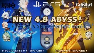 NEW 4.8 Spiral Abyss! | Floor 12: 9 Stars (Perfect Run) | [Genshin Impact]