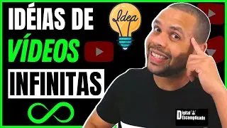 Como Ter IDEIAS INFINITAS Para Vídeos No YouTube (TUTORIAL COMPLETO)