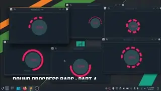 #4 Round Progress Bar | Python [Pyqt, Pyside, QtDesigner] PysideExtn [Modern GUI | Flat UI | ] Part2