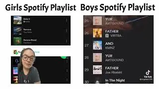 Girls vs Boys spotify playlist 