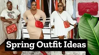 PLUS SIZE SPRING LOOKBOOK// + AFFORDABLE LUXURY HANDBAG