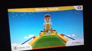 Wii Fit U - Obstacle Course (Beginner) (Gamepad View)