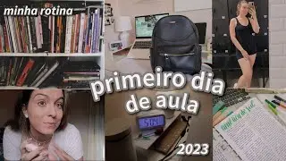 primeiro dia de aula de 2023 ⛅ 💕  || vlog de volta ás aulas, rotina...