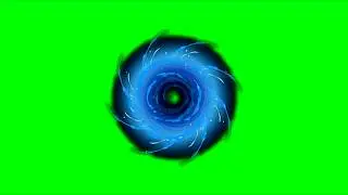 Футаж портала на зелёном фоне (Portal. Green screen - Chroma Key)