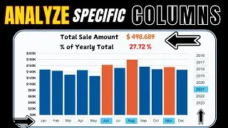 Slicer to Anaylze Specific Columns in Excel Chart