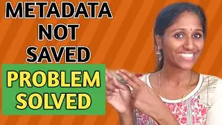 METADATA NOT SAVED ERROR | HOW TO FIX YOUTUBE METADATA NOT SAVED | METADATA NOT SAVED ERROR SOLVED