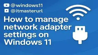 How to manage network adapter settings on Windows 11
