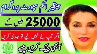 benazir emergency cash  | flood relief PM Shahbaz sharif | 25000 Benazir income support