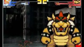 mugen evil homer Vs bowser (gigante)