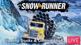 PS5 Edition FIRST LOOK - SnowRunner LIVE #72 - Off Road Trucking Carnage!