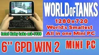 GPD WIN 2 World of Tanks Handheld Mini PC - 256 GB SSD 8GB RAM Intel Core m3-7Y30 HD 615