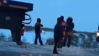 ДТП на автодоороге Сургут - Лянтор.