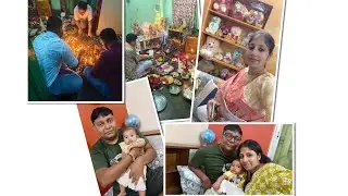 Mumma r 1st Kali puja 🙏|| Mumma r 3 month complete 