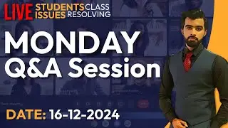 Live Q&A Class: December-16-2024 | Digital Marketing Students STRUGGLE | Tips to Succeed