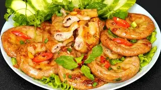 LÒNG HEO RIM MẮM TỎI GIÒN NGON TUYỆT VỜI. Mẹo làm sạch Phèo non nhanh gọn