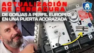 Actualización de cerradura de gorjas Dierre a perfil europeo con Abus Bravus y Azzi Fausto. 🗝🔑🛡️