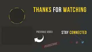5 New Animated End Screen for Youtube Channel