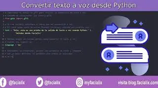 Convertir texto a voz con Python