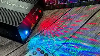 Классный лазерный проектор для праздника🔮