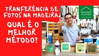 Transferência de FOTO PARA MADEIRA | COLA, THINNER, ACETONA, AGUARRÁS | Tutorial Definitivo