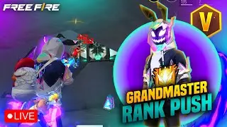 🔴[Live] Rarest Bunny Bundle is in Top 1 Grandmaster V Badge Lobby🗿😡-Garena Free Fire