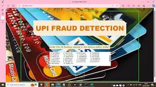 UPI Fraud Detection through Machine Learning and Flask Framework | Python Projects