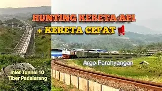 HUNTING KERETA CEPAT & KERETA API DI TIBER PADALARANG | 2 WHOOSH & GOPAR !!