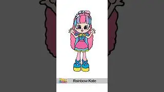 Shopkins rainbow kate drawing #shorts