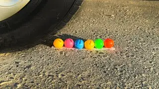 Crushing Crunchy & Soft Things by Car! #shorts #crushing #asmr #crunchy