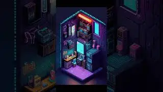 AI Art's Creative Pixel Art Room Showcase [ ChatGPT × Leonardo Ai × Discover Life ]
