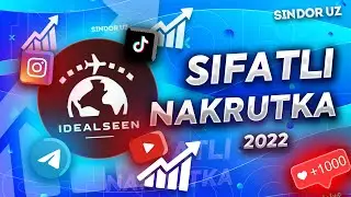 NAKRUTKA QILISH USULI 2022 \\ INSTAGRAM TELEGRAM TIKTOK YOUTUBE NAKRUTKA