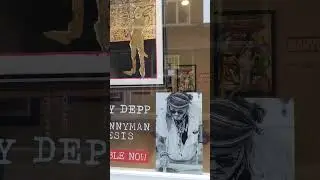 Johnny Depp 's painting in Liverpool 