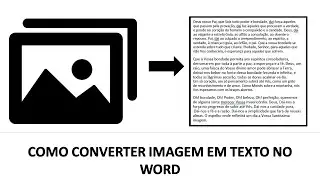 COMO CONVERTER IMAGEM PARA TEXTO NO WORD