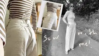 SEW WITH ME | SAILOR STYLE TROUSERS! | MsRosieBea