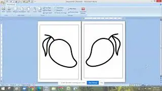 How to Print pictures in word file front and back in same position