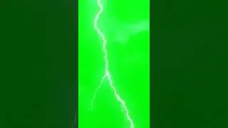 thunder green screen effect 