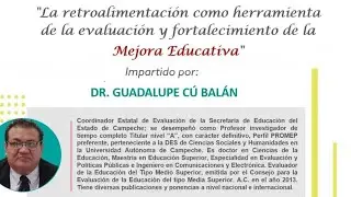 Actualización docente Campeche : La retroalimentación como herramienta de la evaluación.