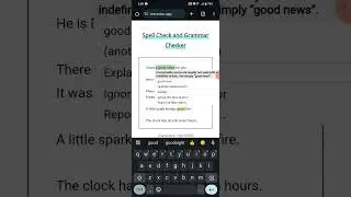 Spell Check and Grammar Checker With Corrector App | Corrector App Demo