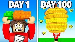 I Survived 100 Days GROWING A GARDEN!
