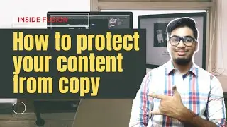 How to protect my content from copy -blogger tutorial