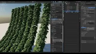 Как сделать плетущиеся растения в Blender с помощью GeoSkatter