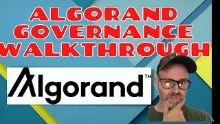 Algorand Governance Walkthrough: How to sign up
