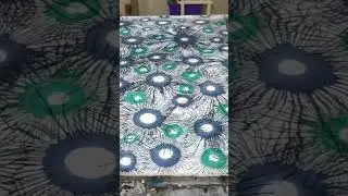 Timelapse video of repainting a piece