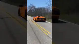 Pure sound: Lamborghini Murcielago flyby.